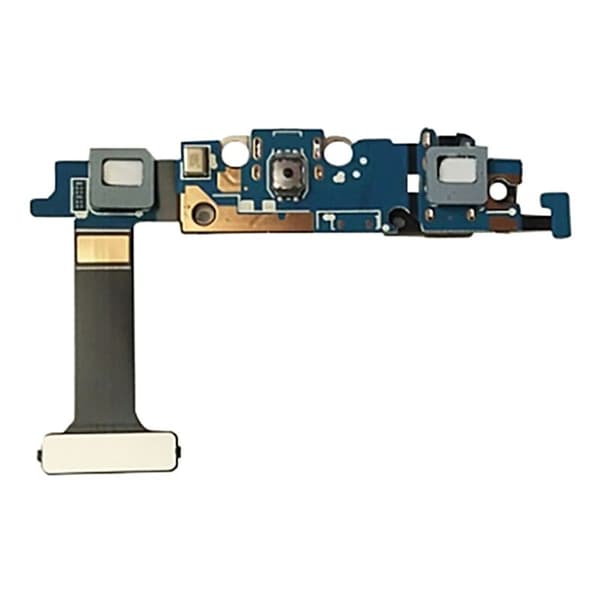 USB-dockingopladningsport Flex-kabel til Galaxy S6 Edge / G925F med mikrofon og hovedtelefonstik