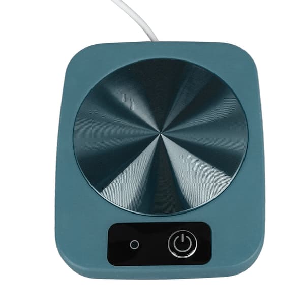 USB-kaffevarmere, smart konstant temperatur, bærbar koppvarmer for kontor, reise, hjem, grønn