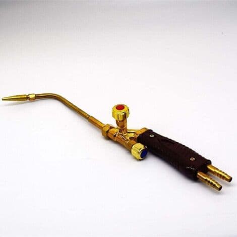 39 cm Welding Torch for Acetylene/Oxygen - Injection Molded Design for Oxygen/Propane - High Quality Copper - Heat Resistant - H01-6