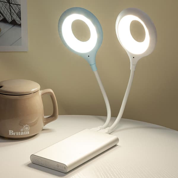 Bærbar USB Flexo LED-bordlampe DC5V LED-leselampe PC Laptop Øyebeskyttelse LED-bordlampe