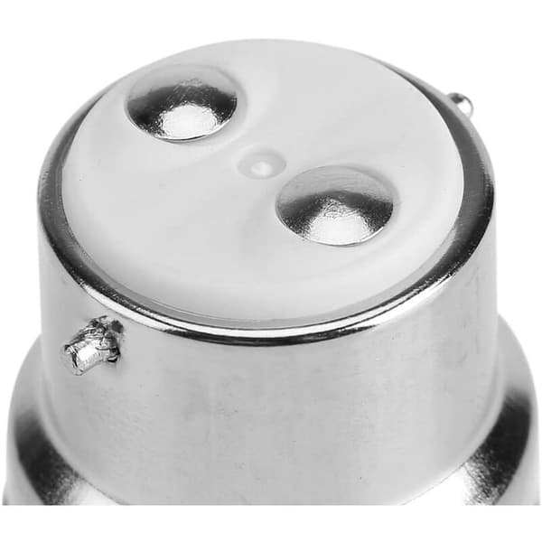 B22 Male to E27 Female Socket Light Bulb Adapter Converter, 5pcs Light Guide Lamp Base No Fire Hazard