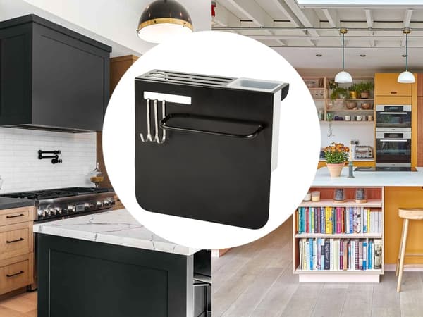 Wall-Mounted Utensil Holder - Kitchen Utensil Rack - 19x20 cm 416