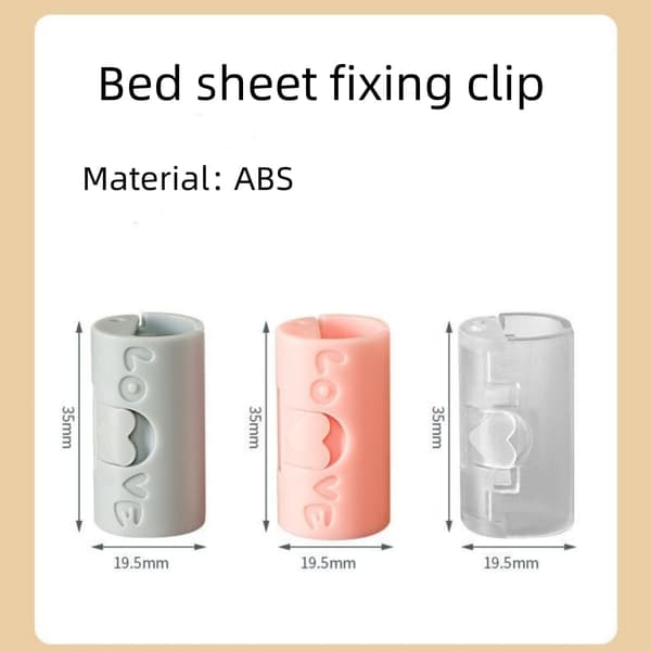 6 Pieces Bed Sheet Clips, Mattress Clips for Fixing Sheets, Adjustable Bed Straps, Elastic Fastener Clips Suitable for Bedding Blue Blue