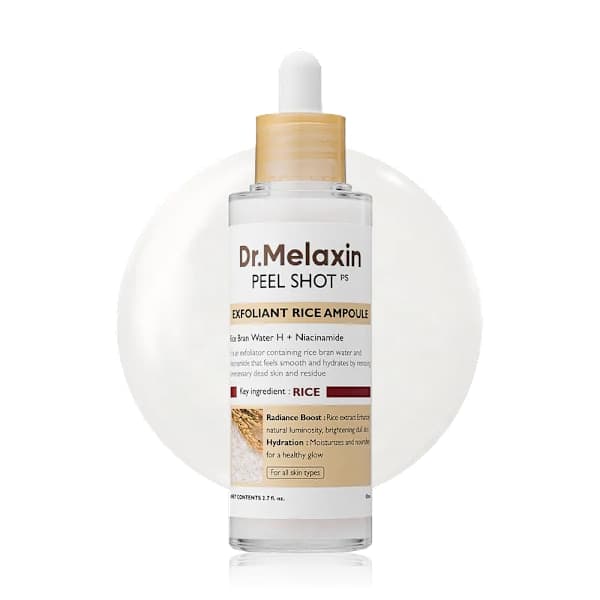 [LCS] Peel Shot Rice Exfoliating Softening Essen Vitt ris Hvid ris White rice