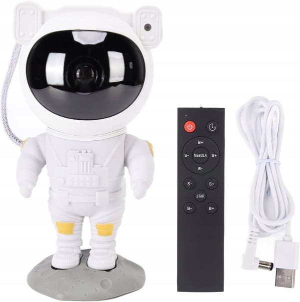 Astronaut Stjerneprojektor LED Nattlampe For Barn Laserprojektor