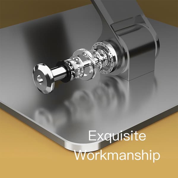 Aluminium Tablet Stand, Adjustable, Foldable, for Desk, Compatible with iPad Pro and Other 4.9 \"-12.9 \" Devices