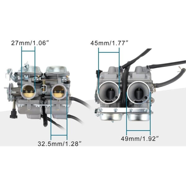Dobbelt karburator til Honda Rebel CMX250 CA250 250cc