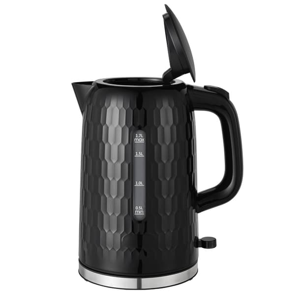 Elkedel 1,7L 2200W med automatisk slukning - sort