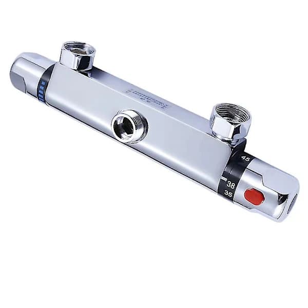 Thermostatic Shower Mixer Temperature Control Bathroom Shower Faucet Chrome