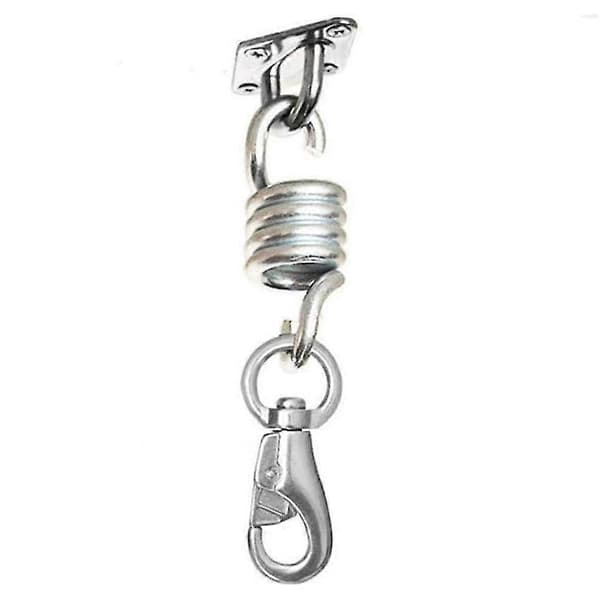 2 st Upphängningsfjädrar för hängstol, 700 lbs viktkapacitet, silver, galvaniserat järn, 7 mm