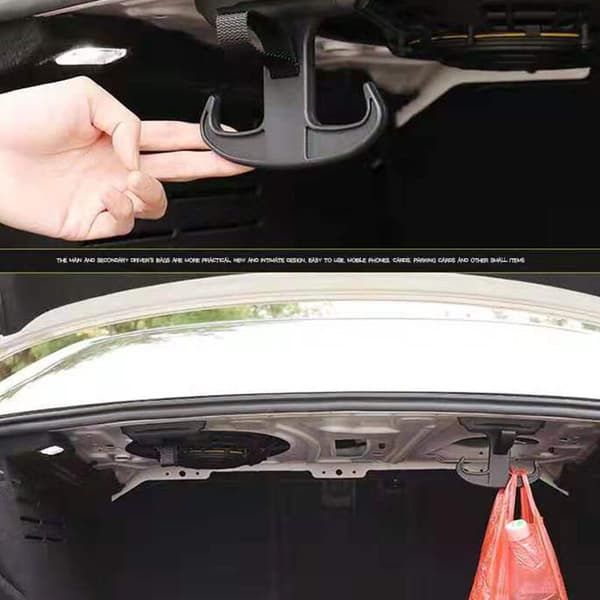 Car Trunk Hook for Audi-A3, Portable Hidden Hook, Multifunctional Horn Hook for Storing Various Luggage Racks