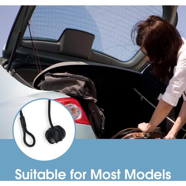 Universal Car Trunk Strap, 2 Pcs Parcel Shelf Ropes, Secure Cargo Net Strap, Fits VW Golf 6 5 4, MK5 MK6 GTI