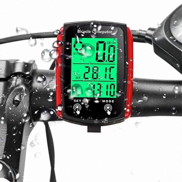 Cykelcomputer Vattentät Hastighetsmätare Odometer Cykel Stoppur Cykeltillbehör