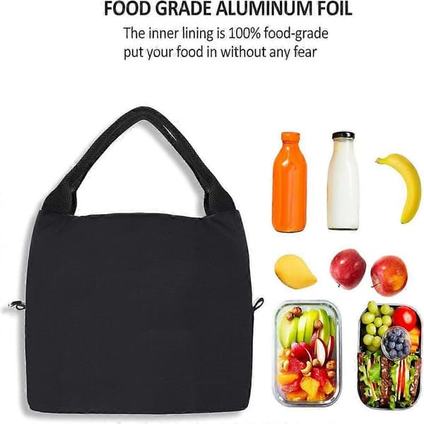 Kjølebag, lunsjbag, sammenleggbar matboksbag vanntett, 8,5L