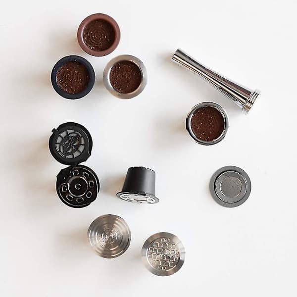 Stainless Steel Coffee Press, Refill Tool, Espresso Press Compatible for Machine, Solid Press Silver