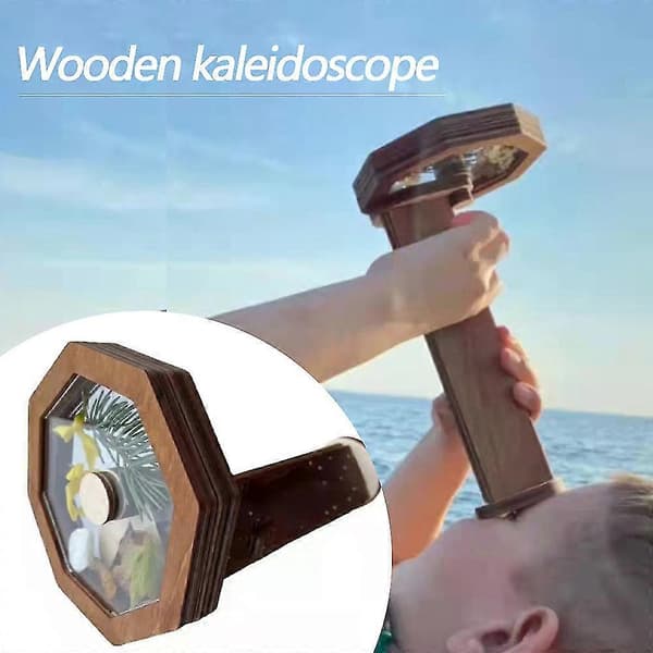 DIY Kalejdoskop Sæt Magisk Roterende Trækalejdoskop
