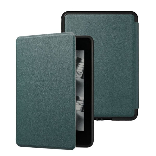 6 tommer E-Reader Smart Case PQ94WIF Beskyttelsescover MØRK GRØN Dark Green
