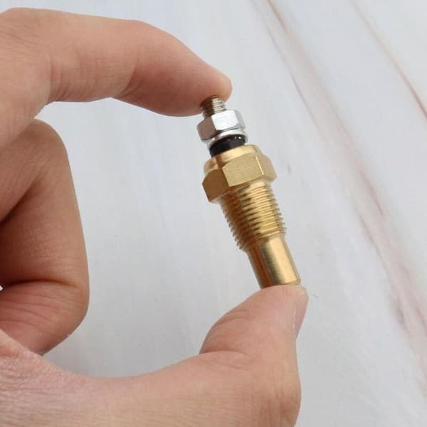 Olje-/vanntemperatursensor 1/8\" NPT 0-150°C messing enhetssender elektrisk måler