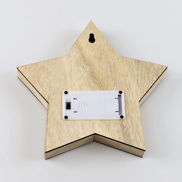 LED-opplyst juletrestjerne, LED-juletrepynt,