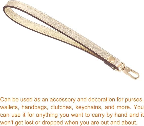 Wrist Strap for Wrist, Leather Wrist Strap for Wrist Strap Replacement (Beige)