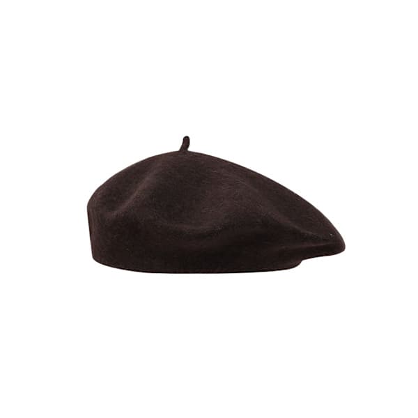 Baskerhat Vintage Stil Ensfarvet Kasket Hatte Tilbehør Udendørs Kaffe Coffee