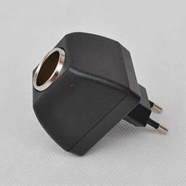 Bilstrømomformer EU-stik 220V AC til 12V DC Adapter 6W 650mA