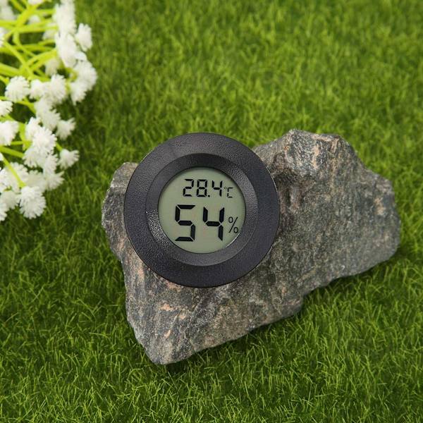 2-pak Mini Termometer Hygrometer Køleskab Fryser Elektronisk