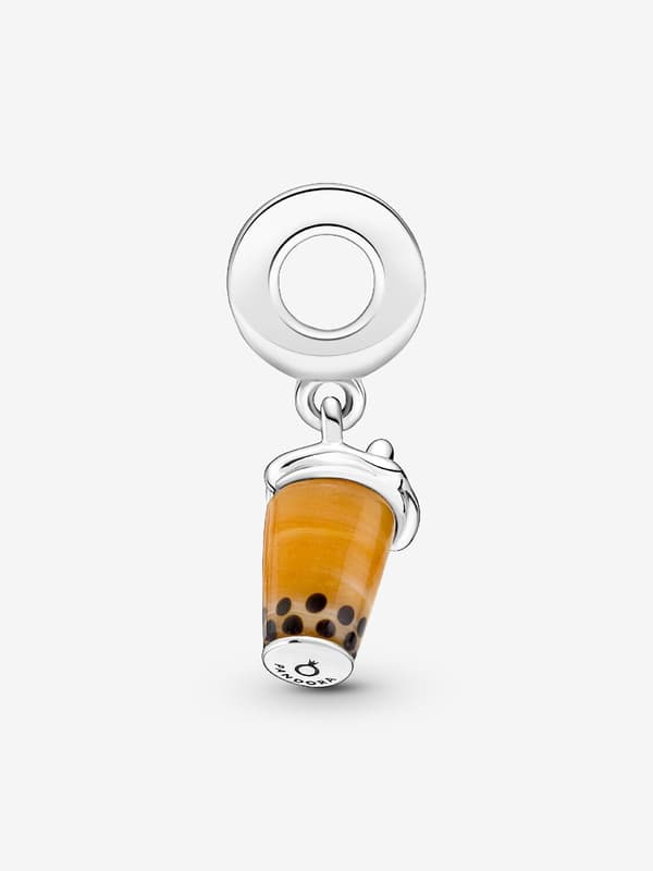 - Murano-lasinen Bubble Tea -riipus – Sterlinghopea