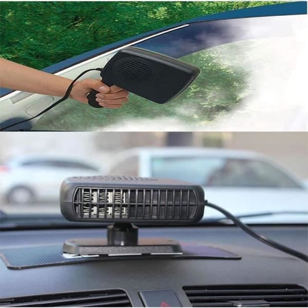 Varmeblæser/Defroster Universal 12V 200W Sort Bærbar Blæser