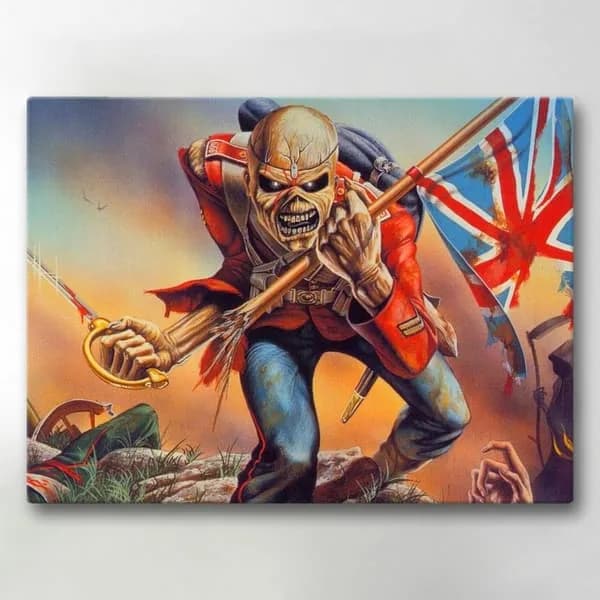Canvastavla / Tavla - Iron Maiden - 40x30 cm - Canvas