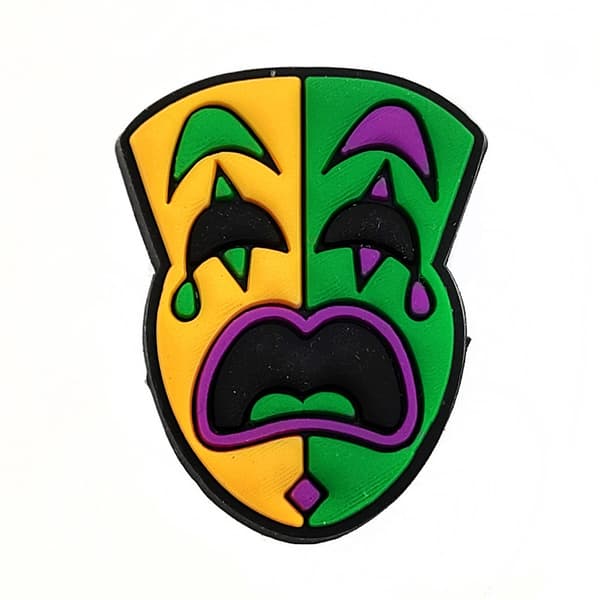 30 st PVC-skodekorationer (karneval)