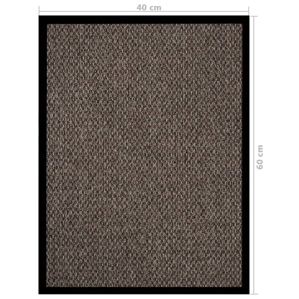 vidaXL Dørmåtte beige 40x60 cm Beige beige