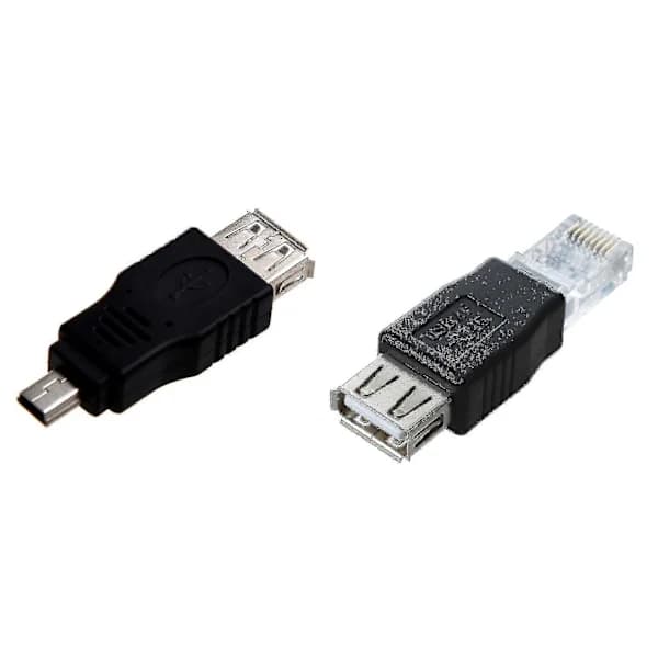 USB A Hun til Mini USB B 5-bens Han Adapter