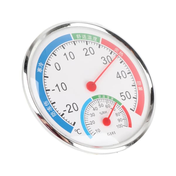 G101 Temperature Humidity Meter Humidity Detector Thermometer Multifunctional Hygrometer White