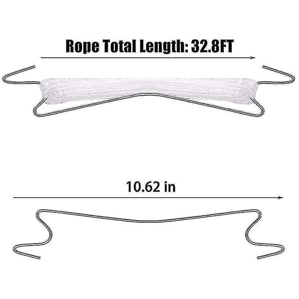 Tomato Staking Hooks, Tomato J-Hooks, 12 Pieces Tomato Rope Hooks with 10m Rope, Tomato Hook, Tomato Clips.