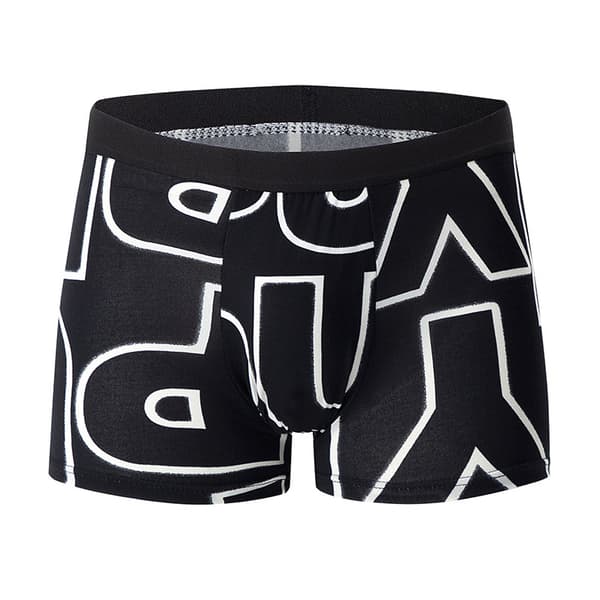 10-pak Herreunderbukser Boxer Briefs Åndbare Elastiske Boxershorts M 10 PCS M