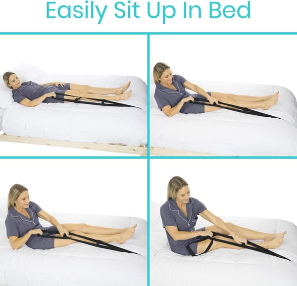 Bed Ladder Assist, Pull Up Assist Device with Handle Strap, Rope Ladder Aid