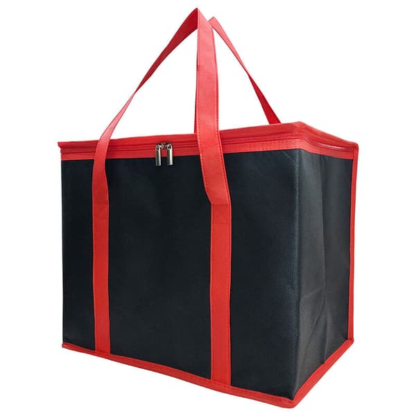 Large Foldable Cooler Bag, Reusable Cooler Bag with Longer Handle and Reinforced Bottom.