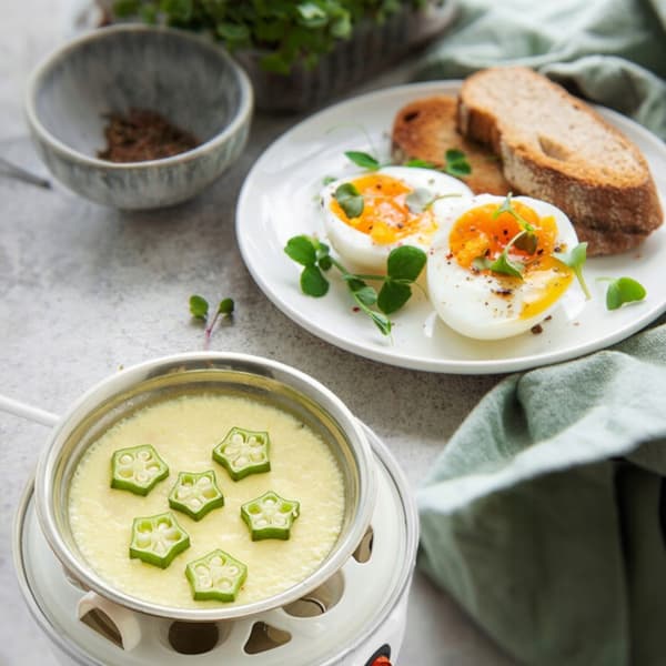 Apparat for å koke egg Eggkoker Automatisk 350W