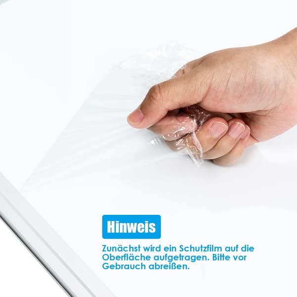 Magnetisk whiteboard med aluminiumram, 60 x 40 cm