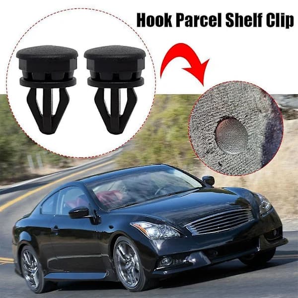 2 pcs. Brackets for Nissan Juke F15 Hooks Parcel Shelf Hanger Plastic Button