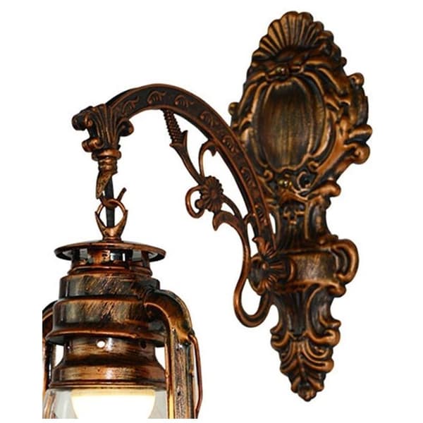 Old European Style Coal Wall Lamp Lantern Wall Lamp