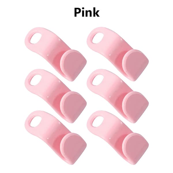 56 minikaskadiripustinta (Rosa), ripustuskoukut, säästä tilaa vaatekaapeissa