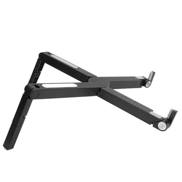 Tablet Notebook Stativ Bærbar Sammenklappelig Laptop Støtte Base Holder Justerbar Konsol Sort