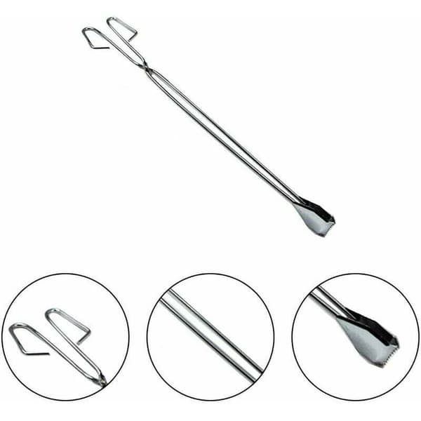 Trash Picker Tongs Scissors Trash Picker Clip with Long Handle, 32cm, Sunny