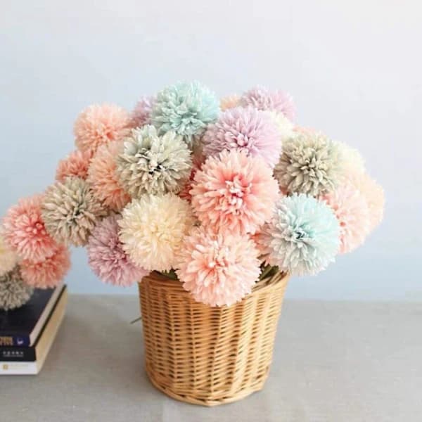 Silkefløyelblomst for hjem og bryllup R G