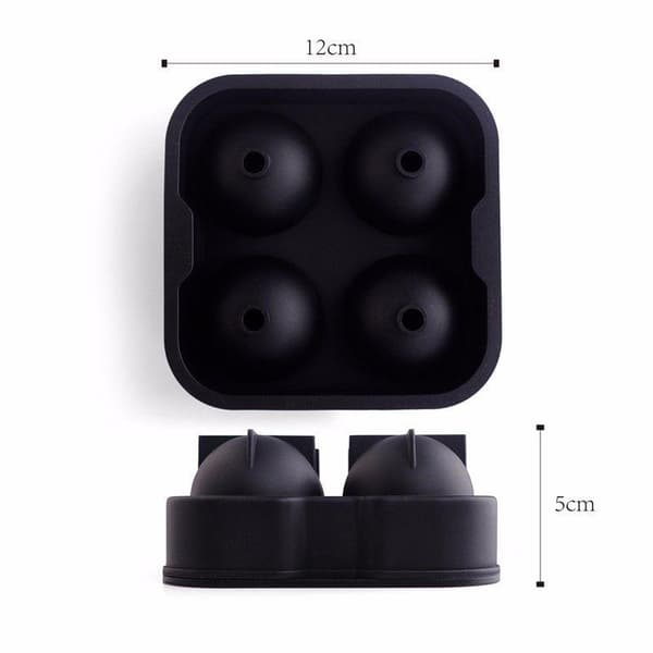 Silikoneform Isbold Isform Svart black