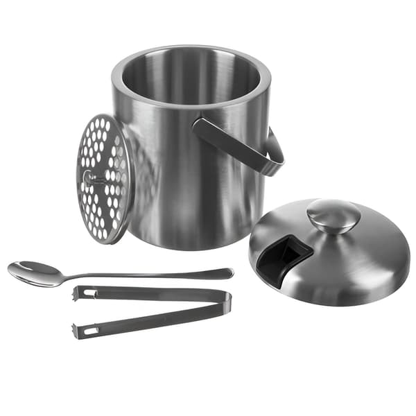 Isspand med låg - 1,3 L sølv_xx silver