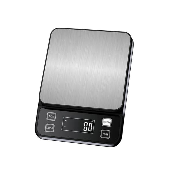 Waterproof Digital Kitchen Scale 3kg/0.1g, Rechargeable, for Cooking & Baking