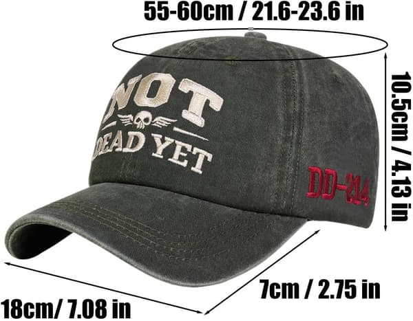 Baseballcaps for kvinner, brodert bomullscaps, armygrønn Armeegrün